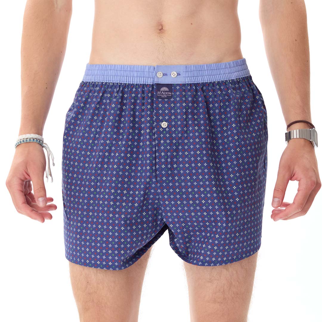 McAlson Boxershort met binnenbroek Windspinner Navy M5166