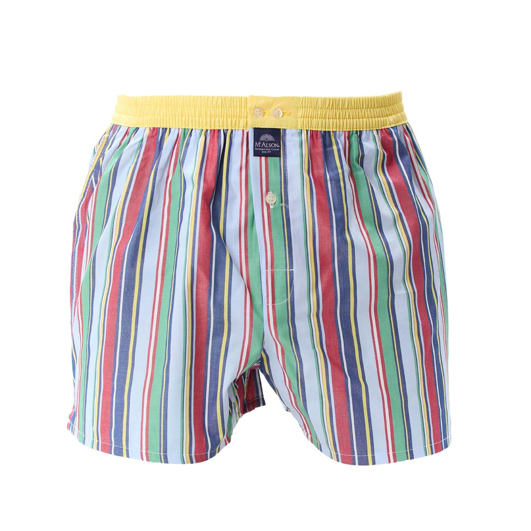 McAlsonBoxershortmetbinnenbroekstripedyellowmulticM5422geel__2