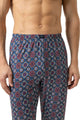 Mey Broek Elegant Pattern Heren 2220055 28 met kleurrijk patroon in galactic blue.