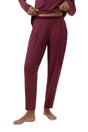 Mey Broek ¾ Pure Chic Dames in boysenberry, zachte loungebroek met luxe uitstraling en comfortabele pasvorm.