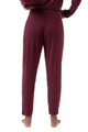 Achteraanzicht van de Mey Broek ¾ Pure Chic Dames in boysenberry, gemaakt van zachte modalmix voor luxe comfort.