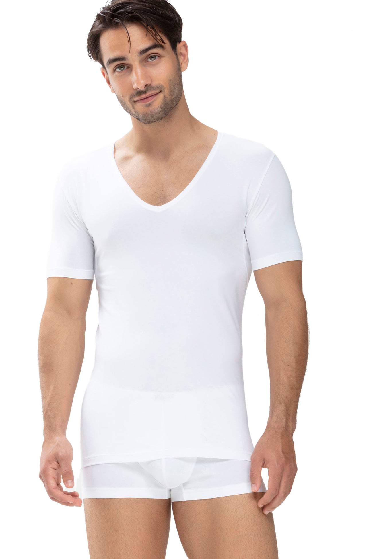 MeyEronderhemdV-HalsSlim-FitDryCotton46098101weiss__6