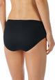 Zwarte Mey Heupslip Soft Shape voor dames, met zachte boordjes en perfecte pasvorm.