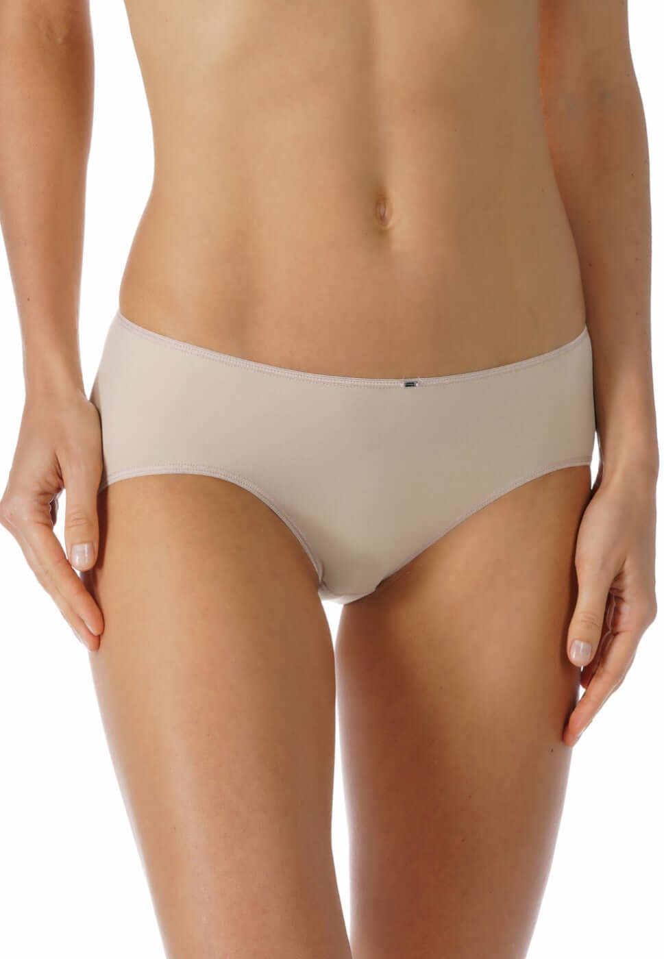 Mey Heupslip Soft Shape Dames 79106 in zacht beige, perfect aansluitend en huidvriendelijk.