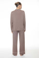 Mey Knoopjes Pyjama Pure Chic Dames 1240057 1279 milk`n coffee