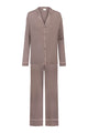 Mey Knoopjes Pyjama Pure Chic Dames 1240057 1279 milk`n coffee