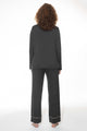 Mey Knoopjes Pyjama Pure Chic Dames 1240057 515 thunder grey