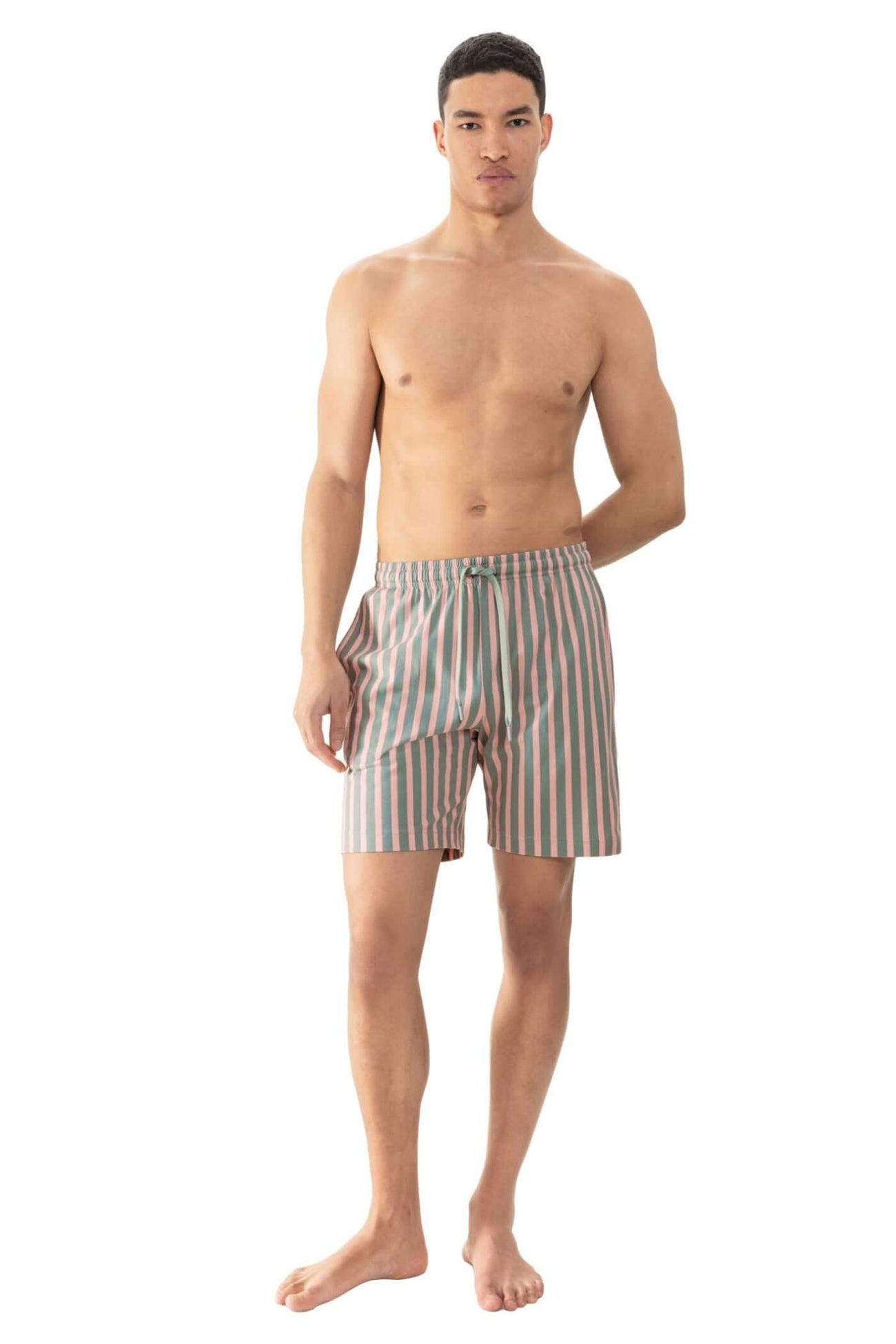 Mey Korte Broek Colored Blocks Heren 2220032 483 desert sage