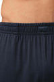 Mey Korte Broek Jefferson Heren 2220098 116 marine close-up van de elastische tailleband en stofdetail.