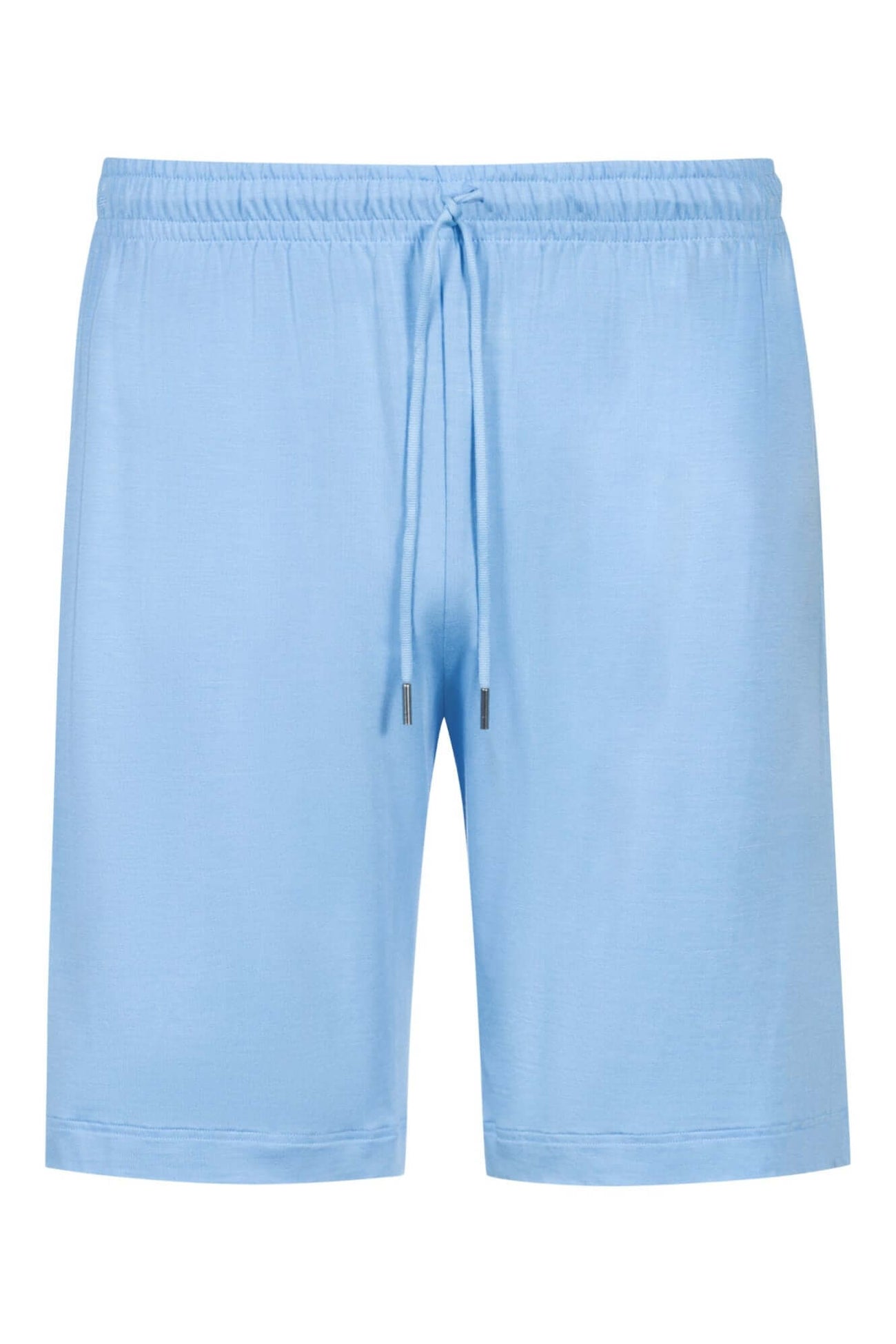 Mey Korte Broek Jefferson Heren 65651 1252 blue haze, lichtblauwe korte broek met zachte glans en trekkoord.