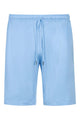 Mey Korte Broek Jefferson Heren 65651 1252 blue haze, lichtblauwe korte broek met zachte glans en trekkoord.