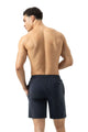 Mey Korte Joggingbroek Enjoy Comfort Heren 2520002 116 marine, model van achteren weergegeven.