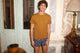 Mey Long Shorty Symbols Heren 37336 668 yacht blue Foto 34021