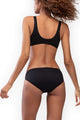 Mey Mini Slip Soft Shape Dames 79105 3 zwart, laag op de heupen, huidvriendelijke microvezels, comfortabele pasvorm.