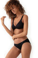 Mey Mini Slip Soft Shape Dames 79105 3 zwart, comfortabel en huidvriendelijk met elastische microvezels.