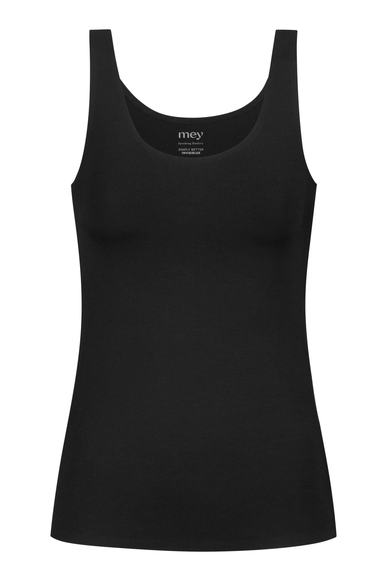 Mey Naadloos Hemdje Simply Better Invisible Dames 1110050 3 zwart