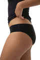 Mey Naadloze Slip Brasil Simply Better Invisible Dames 1120054 3 zwart, zijaanzicht van een onzichtbare slip.