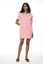 Mey Nachthemd Summer Stripes Dames 1230039 1222 red lobster