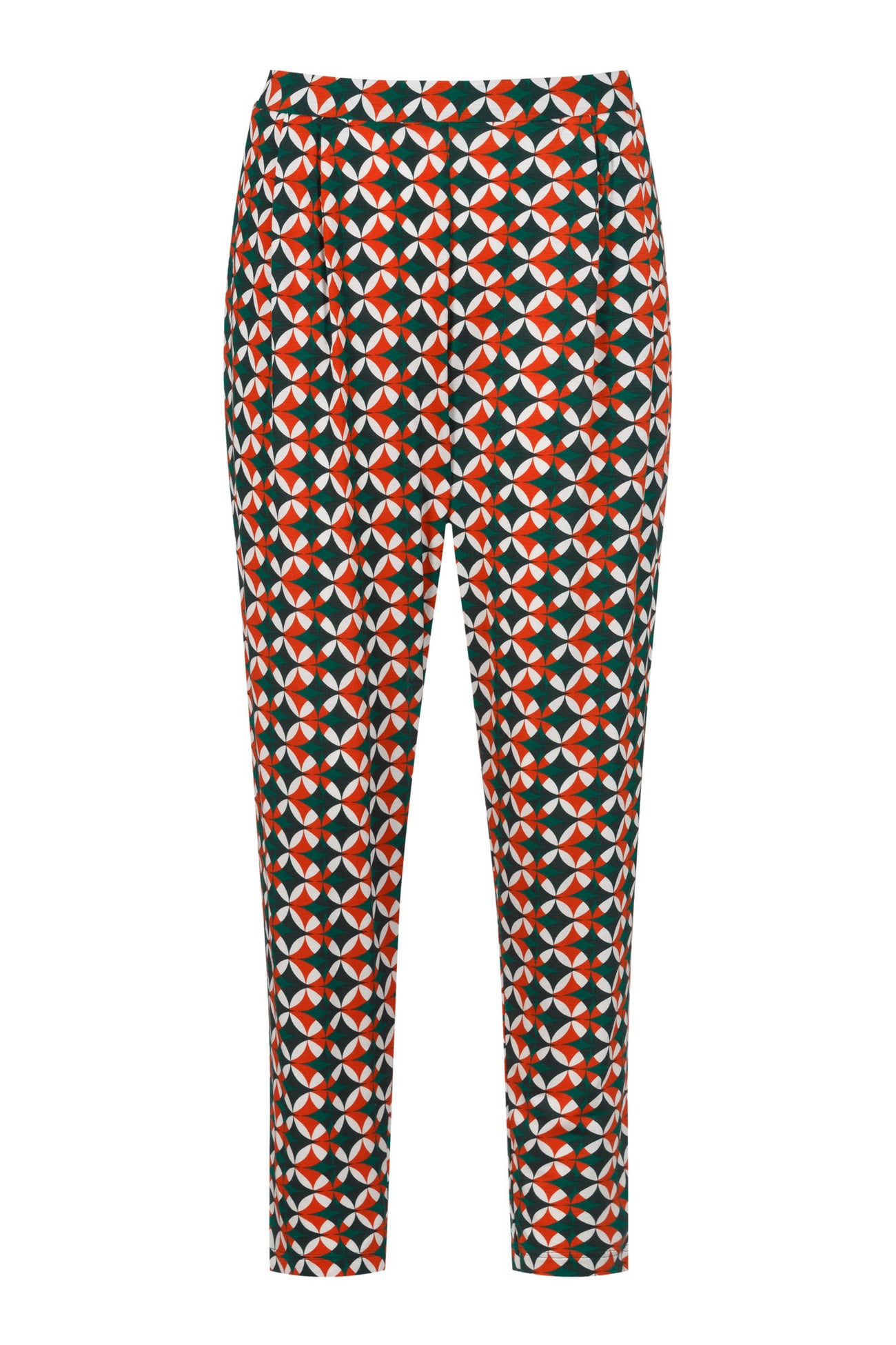 Mey Pyjama- Loungebroek Lee Dames 17575 881 green leaves Foto 32794