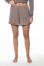 Mey Pyjama Shortje Pure Chic Dames 1220078 1279 milk`n coffee