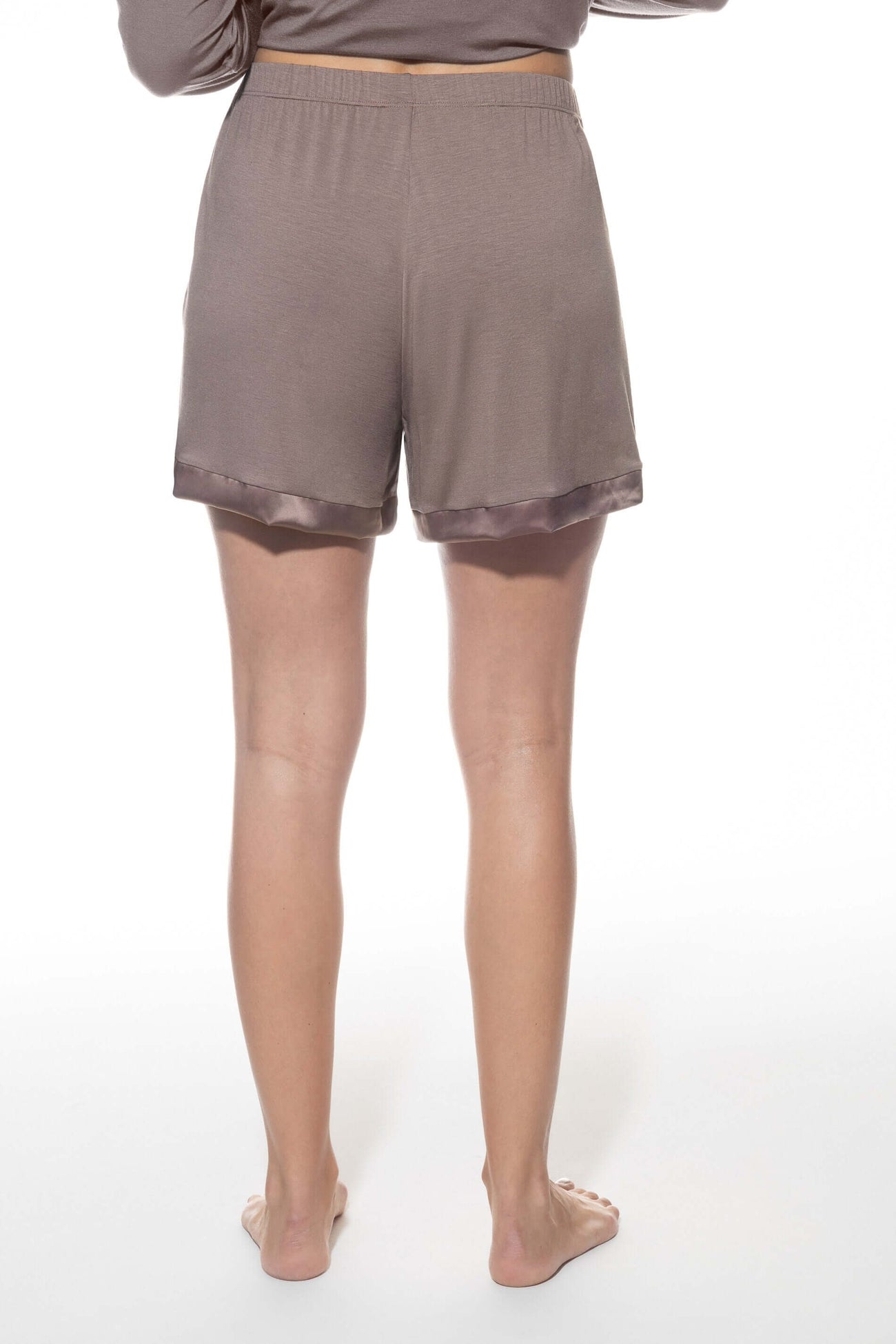 Mey Pyjama Shortje Pure Chic Dames 1220078 1279 milk`n coffee