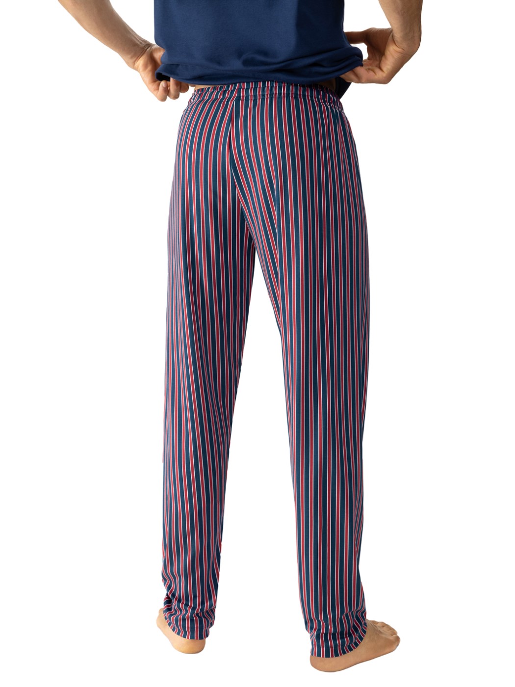 Mey Pyjamabroek Graphic Stripes Heren 31227 827 terra red