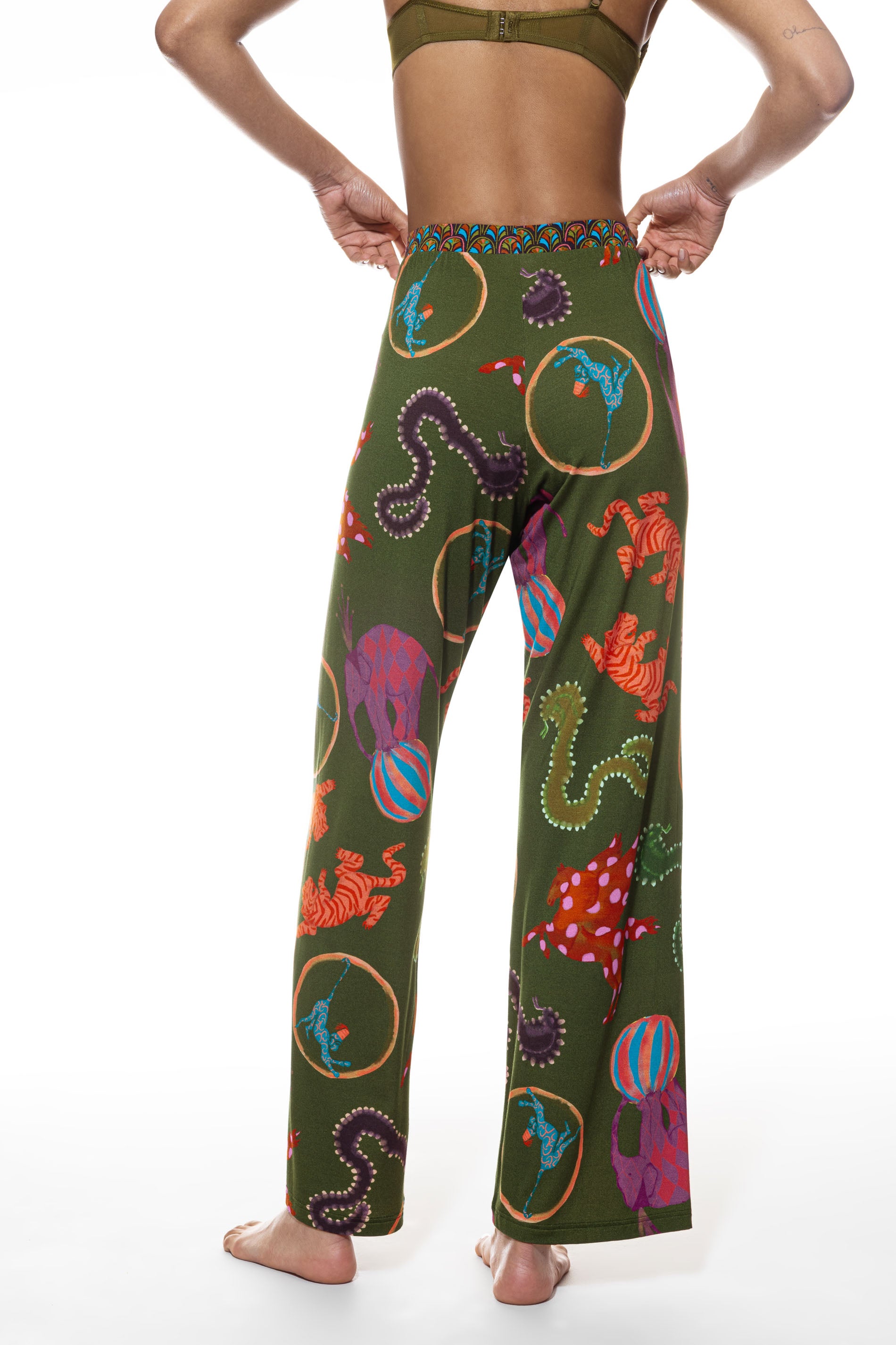 Mey Pyjamabroek Love Circus Dames 1220014 1139 pineforest