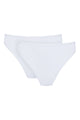 Mey Retro Jazz Pants 2-Pack Dames, hoge taille slips in wit, zachte stof met ademende kwaliteit.