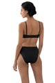Dames Mey Retro Jazz Pants 2-Pack zwart, hoge taille, zachte kwaliteit, zicht van achteren.
