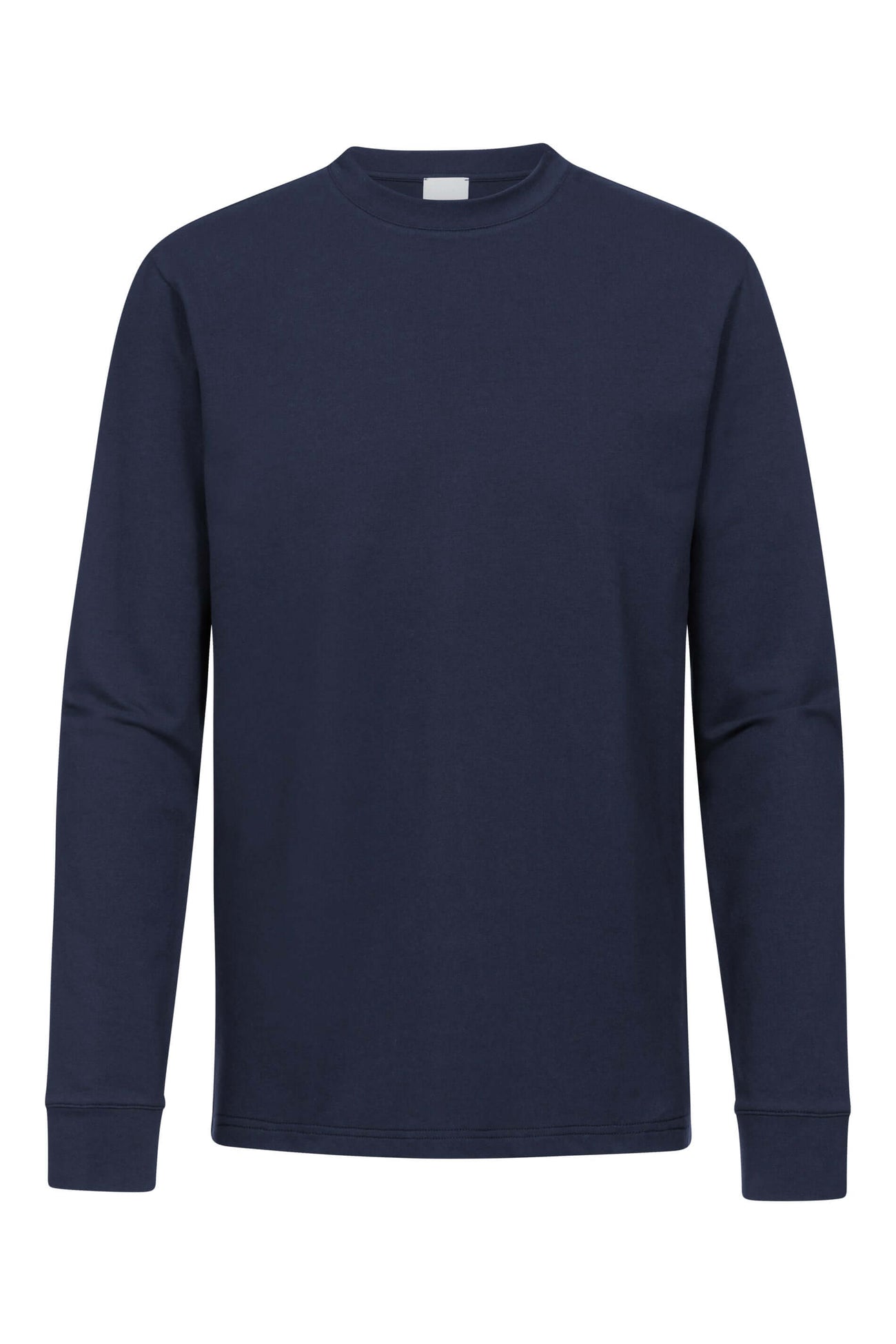 Mey Shirt Homey Nights heren, yacht blue, gemaakt van zacht French Terry katoen, ideaal voor thuis of sport.