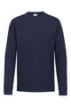 Mey Shirt Homey Nights heren, yacht blue, gemaakt van zacht French Terry katoen, ideaal voor thuis of sport.