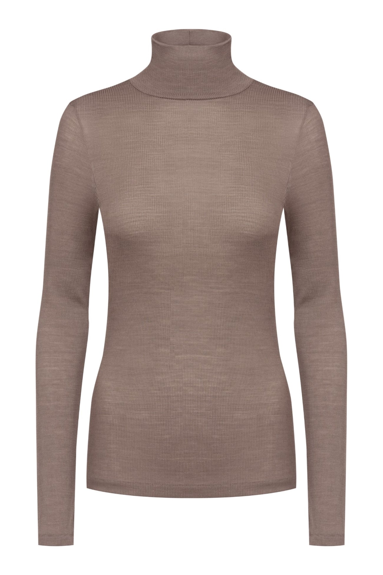 Mey Shirt Kol Wool Love Dames 1110031 90 deep taupe