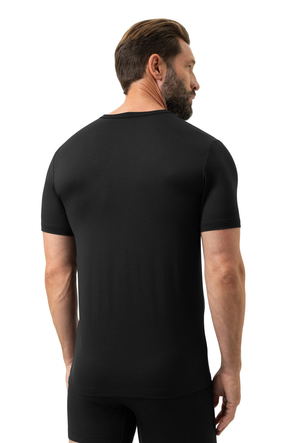 MeyShirtKorteMouwIconicModalHeren21100193zwart__2