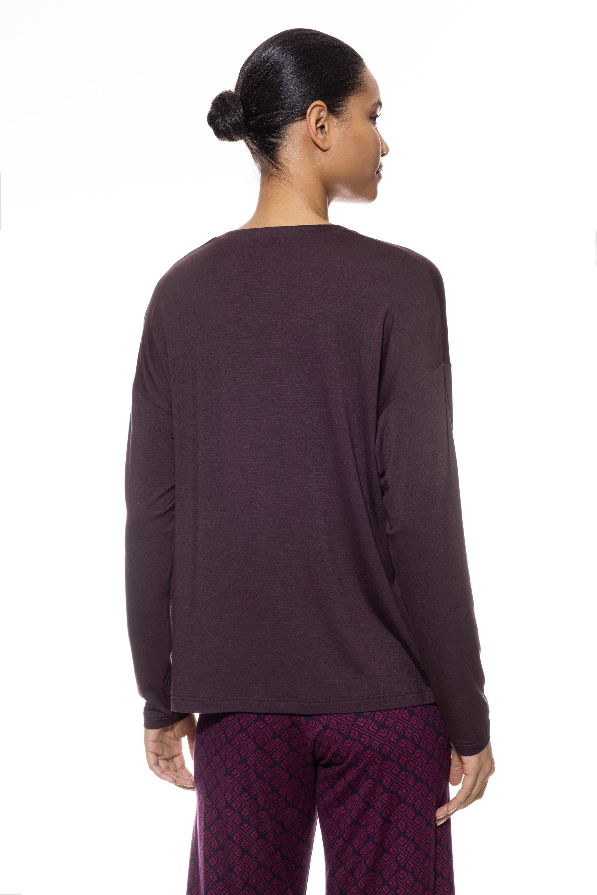 Mey Shirt V-Hals Pure Chic Dames 1210018 1134 perfect plum