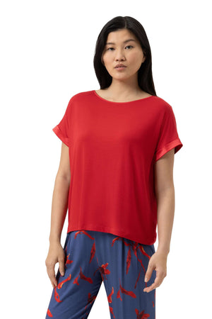 Mey Shirtje Pure Chic Dames 1210016 874 red carpet