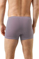 Mey Shorty Blue Circle Heren 2120209 1762 hague blue achterkant met grafisch design in roodwitblauw.
