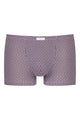 Mey Shorty Blue Circle Heren 2120209 1762 hague blue met roodwitblauw grafisch design