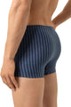 Mey Shorty Denim Stripes Heren 2120223 668 yacht blue, gestreepte boxer met comfortabele katoenmix.