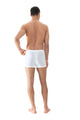 Mey Shorty Dry Cotton Breeze Heren 2120106 1 wit, achteraanzicht van een man in witte boxershort.
