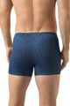 Mey Shorty Flowerty Bleu Heren 2120196 309 dream blue achteraanzicht met grafisch patroon