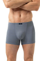 Mey Shorty Micro Blue Heren 2120207 1762 hague blue boxer met micro blokjesprint en elastische tailleband.