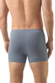Mey Shorty Micro Blue Heren 2120207 1762 hague blue boxers achterkant met micro blokjesprint