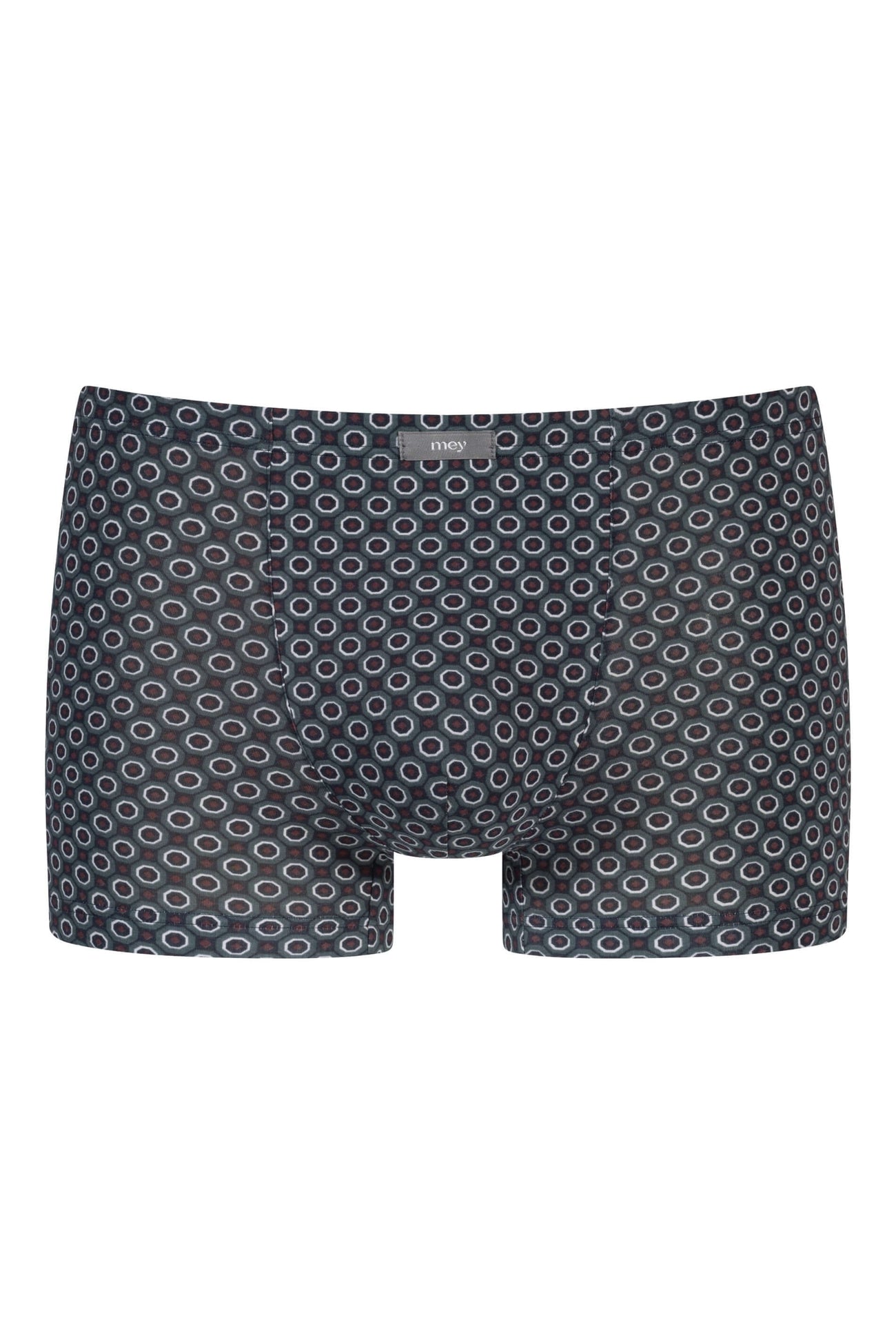 Mey Shorty Octagon Geo Heren 2120023 174 indigo boxershort met grafisch design in multikleur