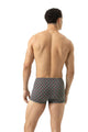 Mey Shorty Ornamental Heren boxer met kleurrijk grafisch design, gezien vanaf de achterkant.