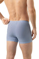 Mey Shorty Raspberry Stripes Heren 2120200 309 dream blue, lichtblauwe boxer met gestreept design en comfortabele pasvorm.