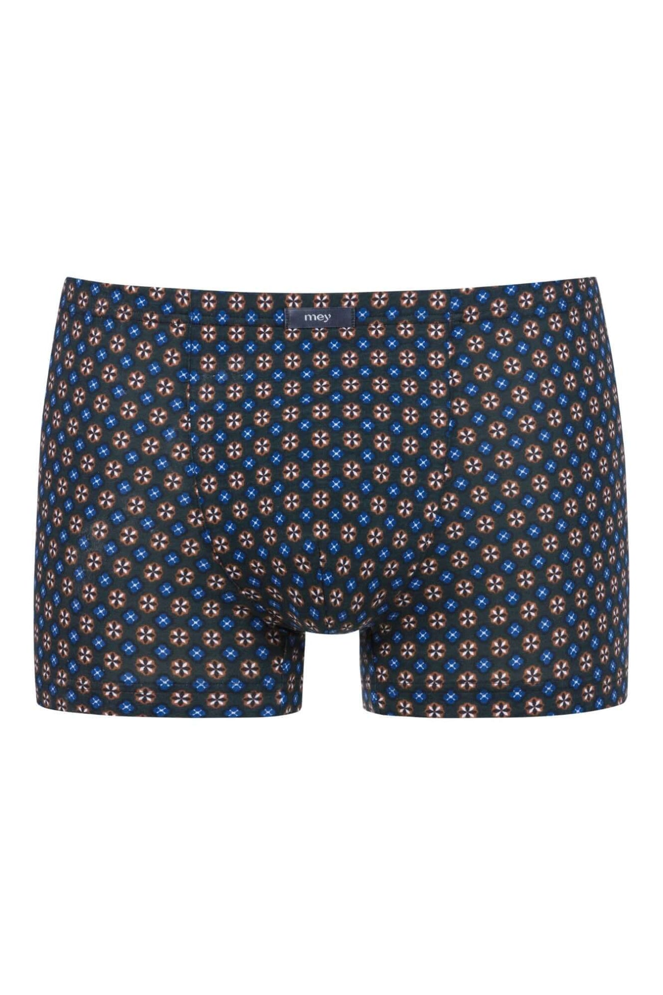 Mey Shorty Tie Pattern Heren 37320 861 deep green Foto 32877