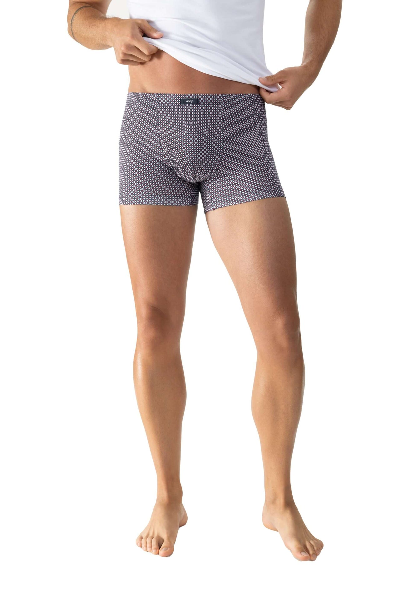 Mey Shorty White Circles Heren 37361 668 yacht blue Foto 13221