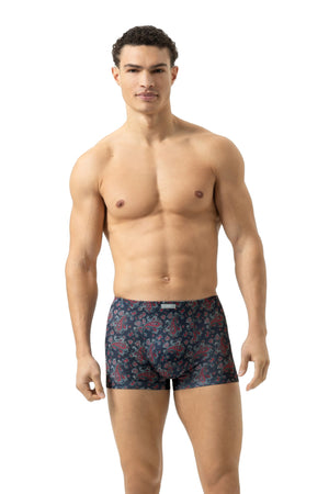 Mey Shorty Winter Paisley Heren 2120132 668 yacht blue