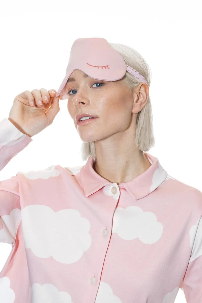 Mey Slaapmasker Clouds Dames 1290001 1192 rose quartz