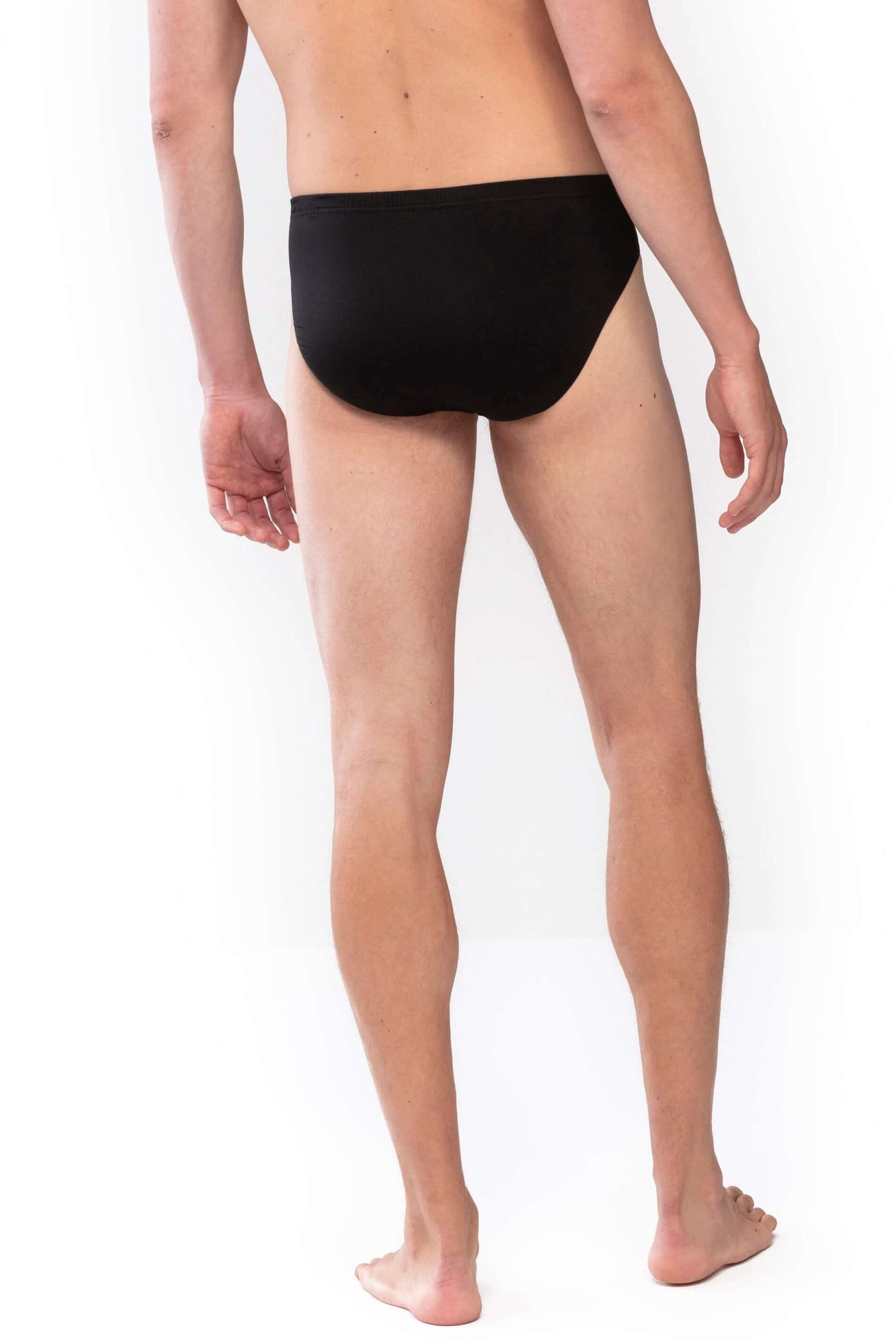 Mey Slip Network Heren 34219 123 schwarz, zwarte slip voor heren, ademend en zacht op de huid.